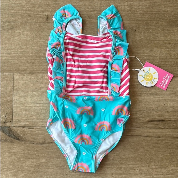 Ruffle Butts Swimming Suit.  Girl’s size 5. New with tags. One piece. - Picture 1 of 6